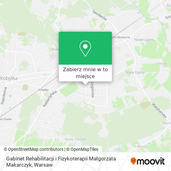 Mapa Gabinet Rehabilitacji i Fizykoterapii Małgorzata Makarczyk