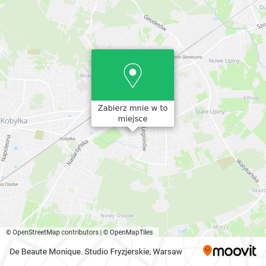 Mapa De Beaute Monique. Studio Fryzjerskie