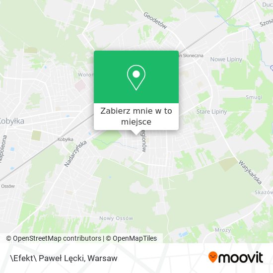 Mapa \Efekt\ Paweł Lęcki