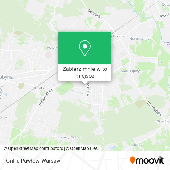 Mapa Grill u Pawłów