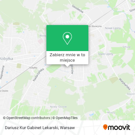 Mapa Dariusz Kur Gabinet Lekarski