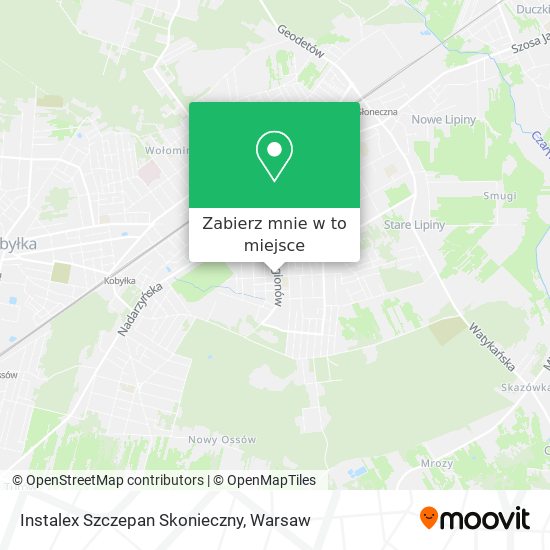 Mapa Instalex Szczepan Skonieczny