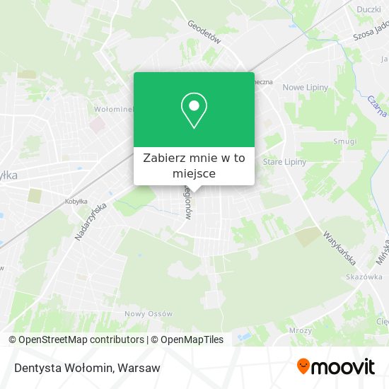 Mapa Dentysta Wołomin