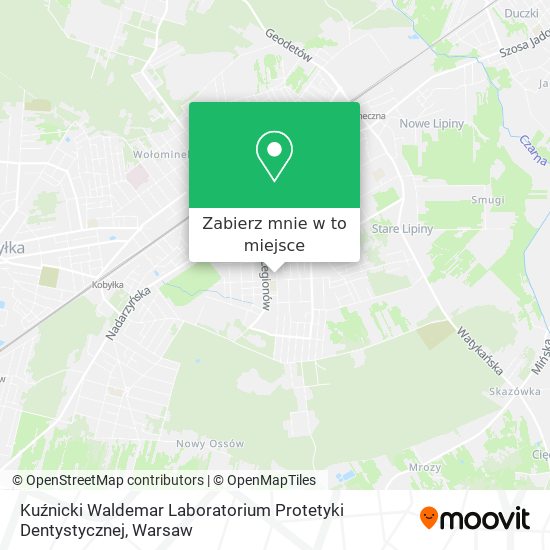 Mapa Kuźnicki Waldemar Laboratorium Protetyki Dentystycznej