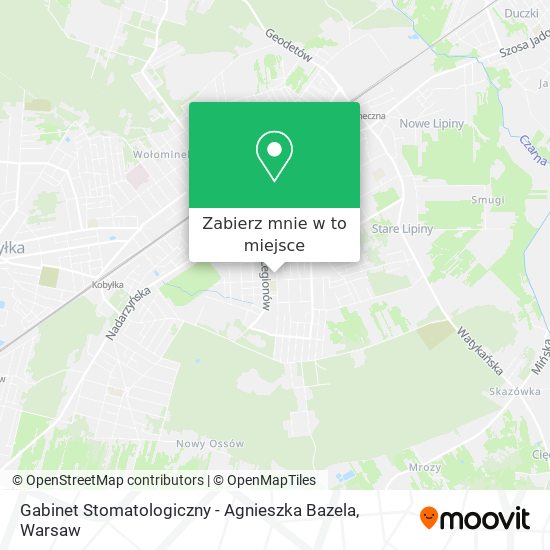 Mapa Gabinet Stomatologiczny - Agnieszka Bazela