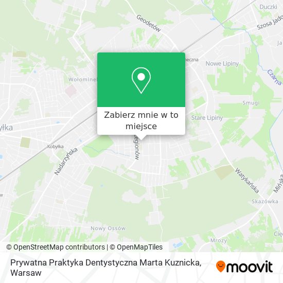 Mapa Prywatna Praktyka Dentystyczna Marta Kuznicka