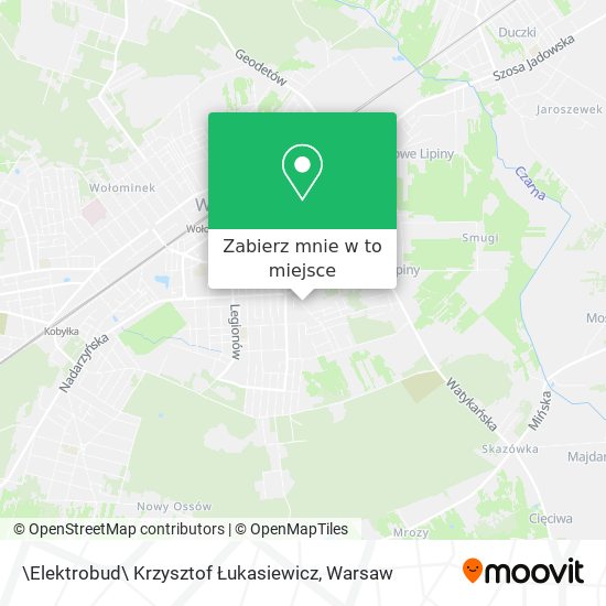 Mapa \Elektrobud\ Krzysztof Łukasiewicz