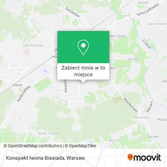 Mapa Konspekt Iwona Biesiada