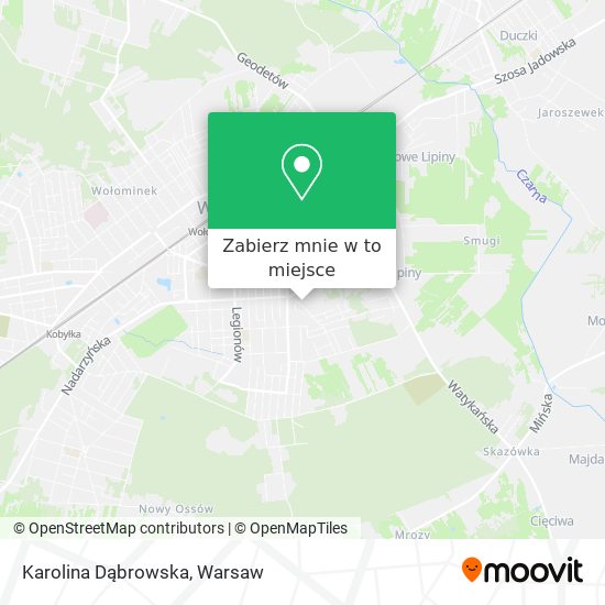 Mapa Karolina Dąbrowska