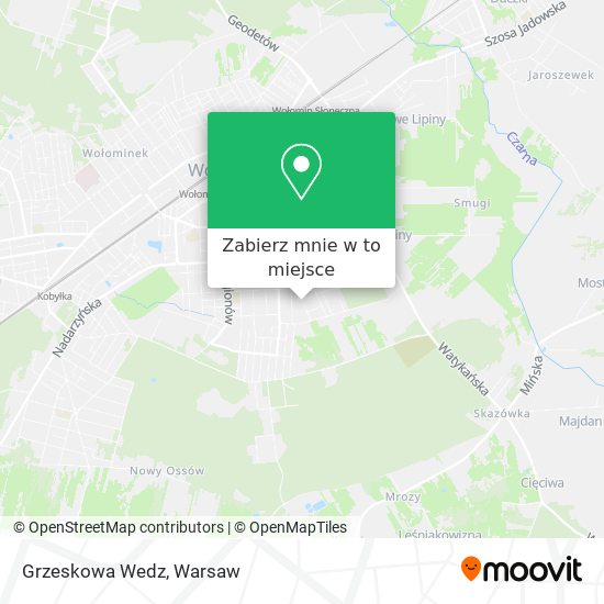 Mapa Grzeskowa Wedz