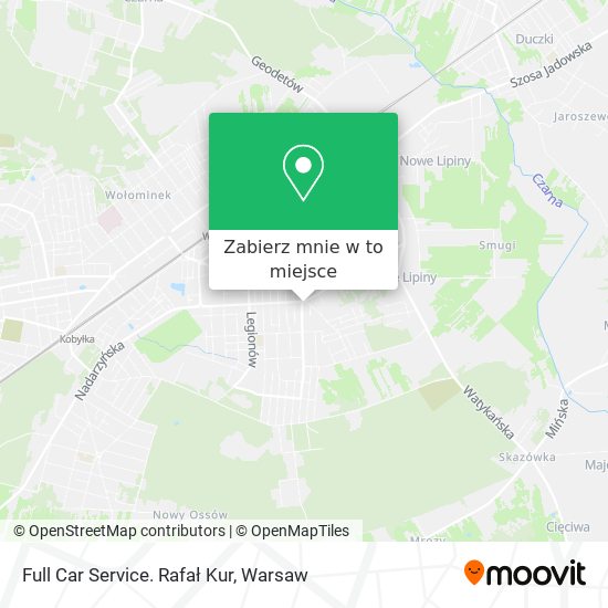 Mapa Full Car Service. Rafał Kur