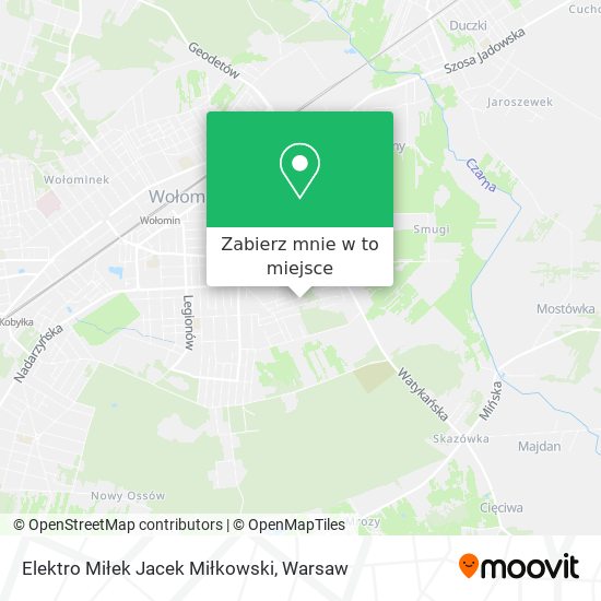 Mapa Elektro Miłek Jacek Miłkowski