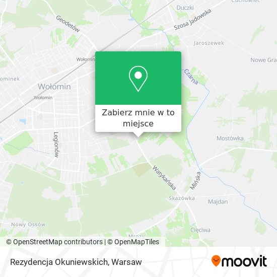 Mapa Rezydencja Okuniewskich