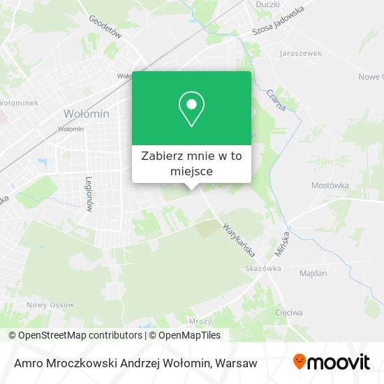 Mapa Amro Mroczkowski Andrzej Wołomin