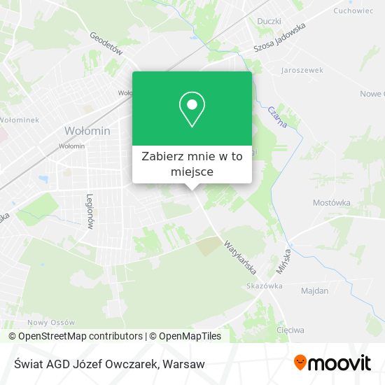 Mapa Świat AGD Józef Owczarek