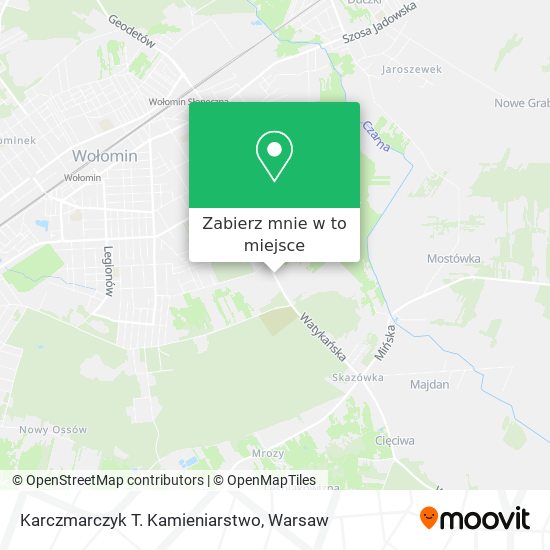 Mapa Karczmarczyk T. Kamieniarstwo