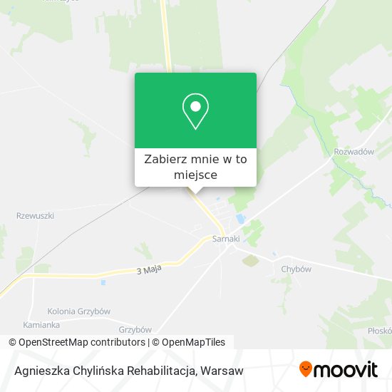 Mapa Agnieszka Chylińska Rehabilitacja