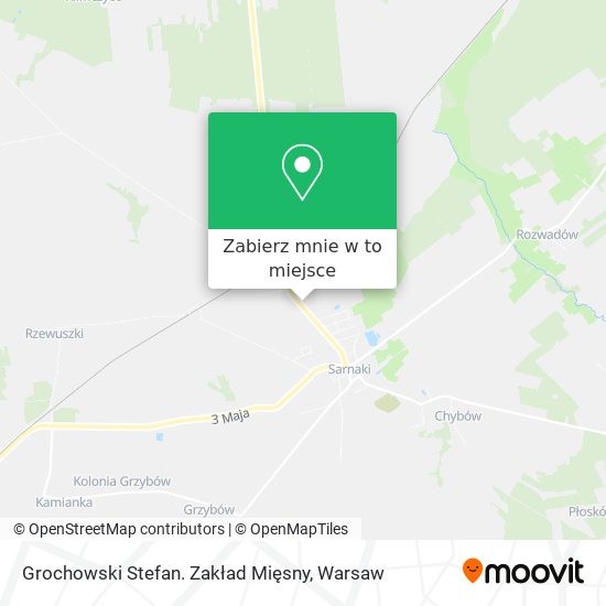 Mapa Grochowski Stefan. Zakład Mięsny