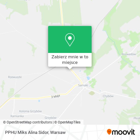 Mapa PPHU Miks Alina Sidor