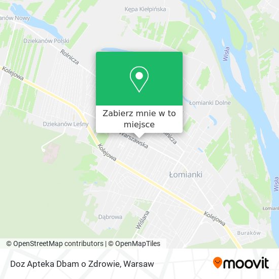 Mapa Doz Apteka Dbam o Zdrowie