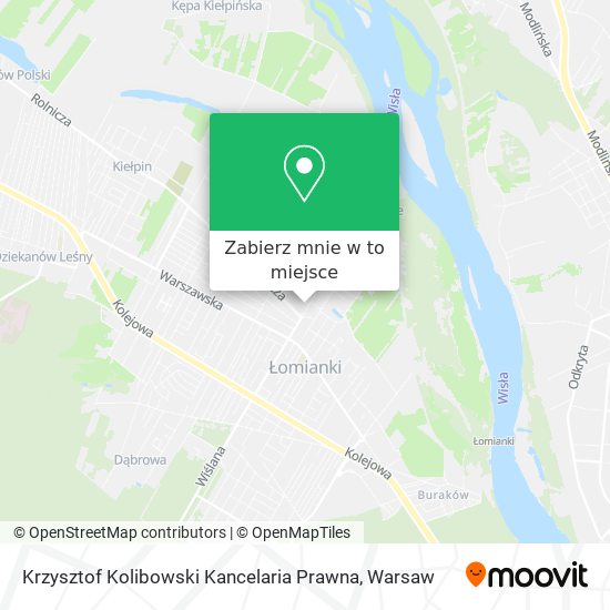 Mapa Krzysztof Kolibowski Kancelaria Prawna