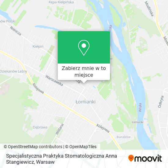 Mapa Specjalistyczna Praktyka Stomatologiczna Anna Stangiewicz