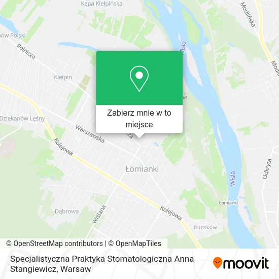 Mapa Specjalistyczna Praktyka Stomatologiczna Anna Stangiewicz