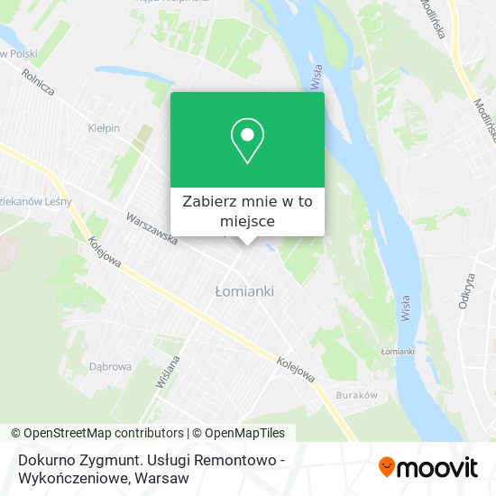 Mapa Dokurno Zygmunt. Usługi Remontowo - Wykończeniowe