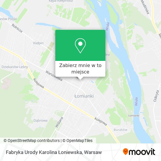 Mapa Fabryka Urody Karolina Łoniewska