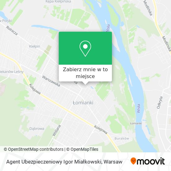 Mapa Agent Ubezpieczeniowy Igor Miałkowski