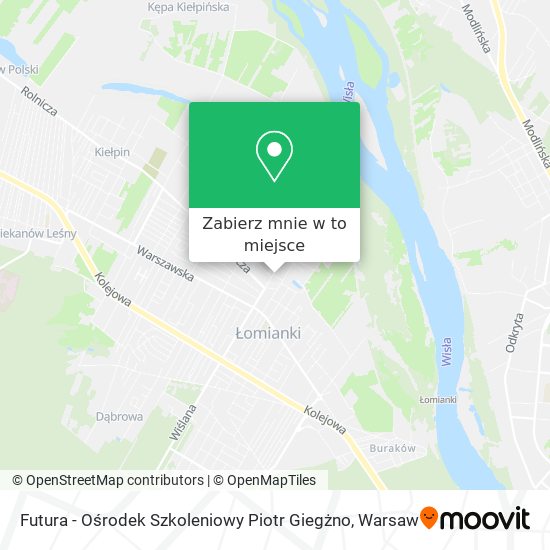 Mapa Futura - Ośrodek Szkoleniowy Piotr Giegżno