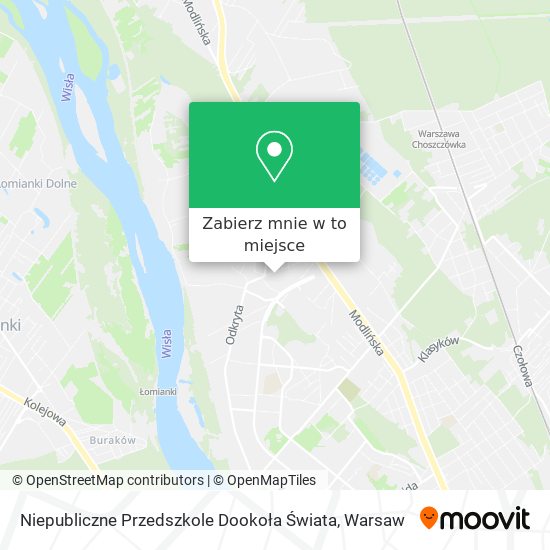 Mapa Niepubliczne Przedszkole Dookoła Świata