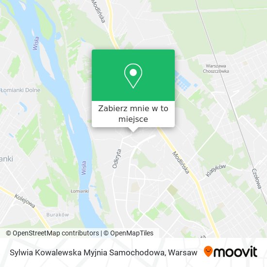 Mapa Sylwia Kowalewska Myjnia Samochodowa