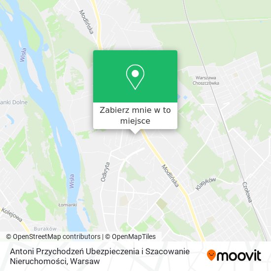 Mapa Antoni Przychodzeń Ubezpieczenia i Szacowanie Nieruchomości