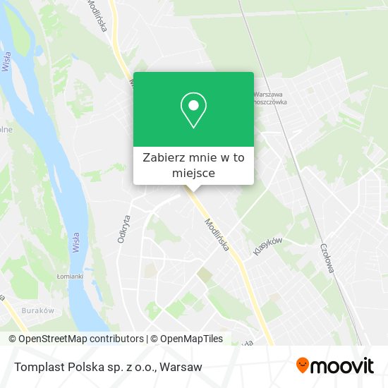 Mapa Tomplast Polska sp. z o.o.