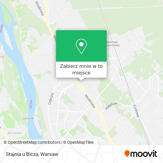 Mapa Stajnia u Bicza