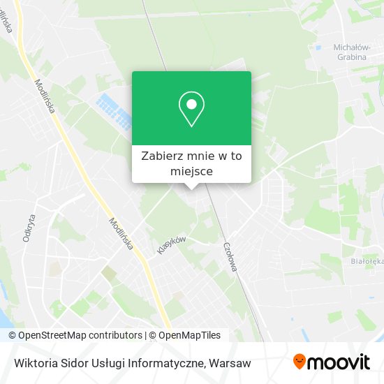 Mapa Wiktoria Sidor Usługi Informatyczne