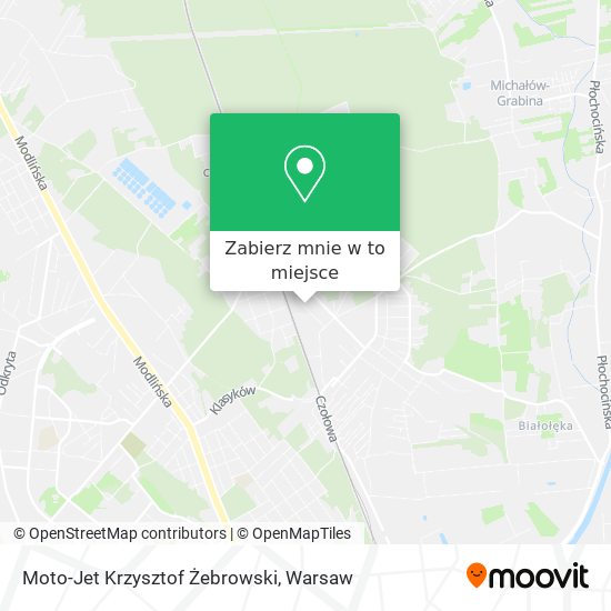 Mapa Moto-Jet Krzysztof Żebrowski