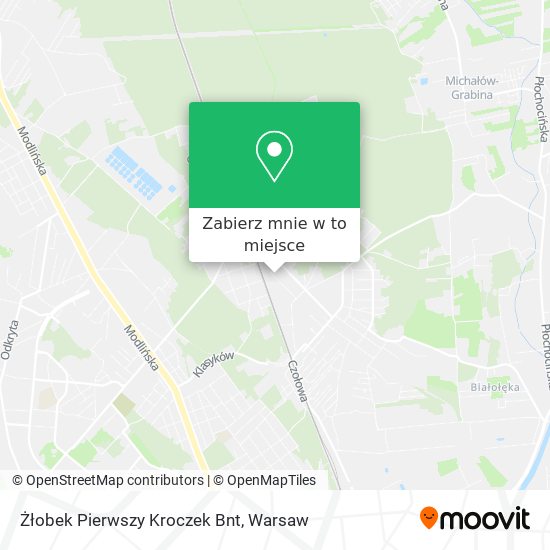 Mapa Żłobek Pierwszy Kroczek Bnt