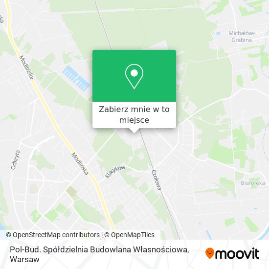 Mapa Pol-Bud. Spółdzielnia Budowlana Własnościowa