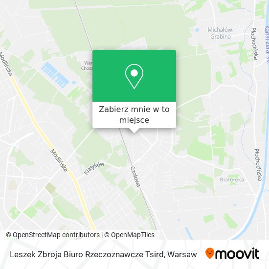 Mapa Leszek Zbroja Biuro Rzeczoznawcze Tsird