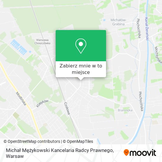 Mapa Michał Mężykowski Kancelaria Radcy Prawnego