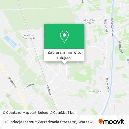 Mapa \Fundacja Instytut Zarządzania Stresem\