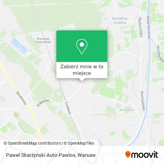 Mapa Paweł Skarżyński Auto-Pawlos