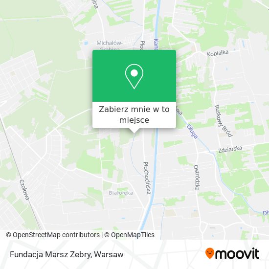 Mapa Fundacja Marsz Zebry