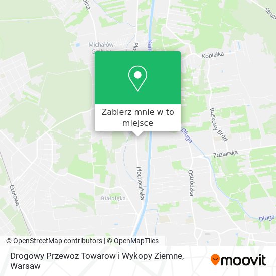 Mapa Drogowy Przewoz Towarow i Wykopy Ziemne