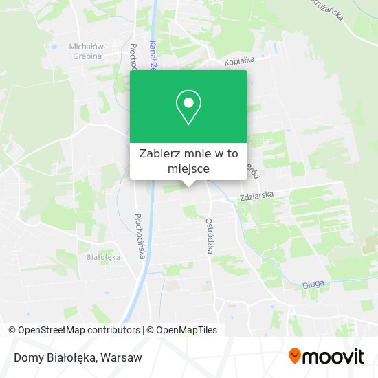 Mapa Domy Białołęka