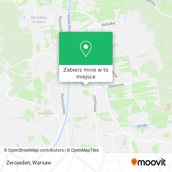 Mapa Zerojeden