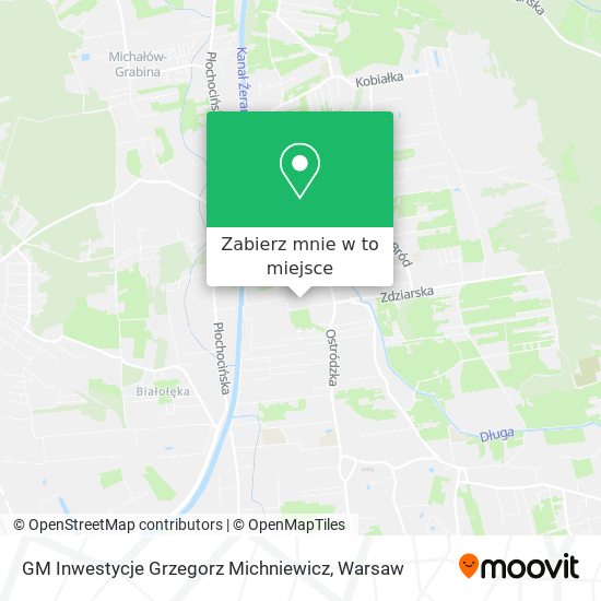 Mapa GM Inwestycje Grzegorz Michniewicz