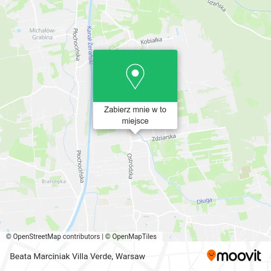 Mapa Beata Marciniak Villa Verde